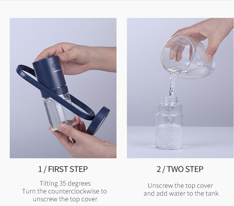 Magic Shadow USB Air Humidifier For Home With Projection Night Lights Ultrasonic Car Mist Maker Mini Office Air Purifier