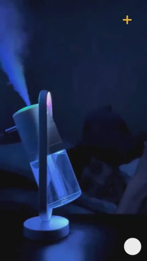 Magic Shadow USB Air Humidifier For Home With Projection Night Lights Ultrasonic Car Mist Maker Mini Office Air Purifier