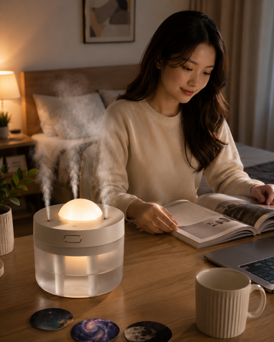 Projection Humidifier with Night Light
