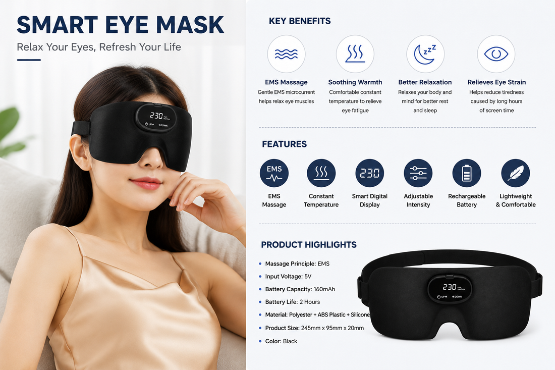 Relaxing And Peace Of Mind Sleep Aid Smart Eye Mask