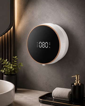 Automatic Foaming Soap Dispenser with LED Temperature Display