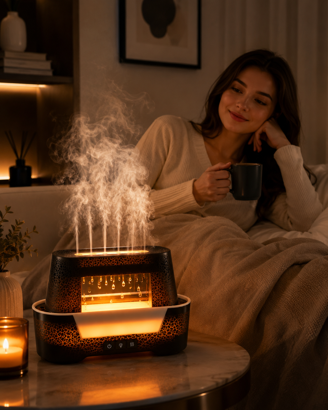 Raindrop Aroma Humidifier