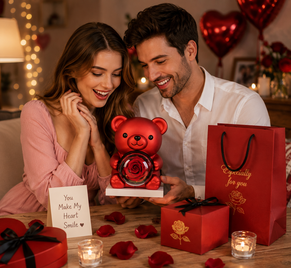 EleganceBear™ - Rose Teddy Bear Gift Box ℗