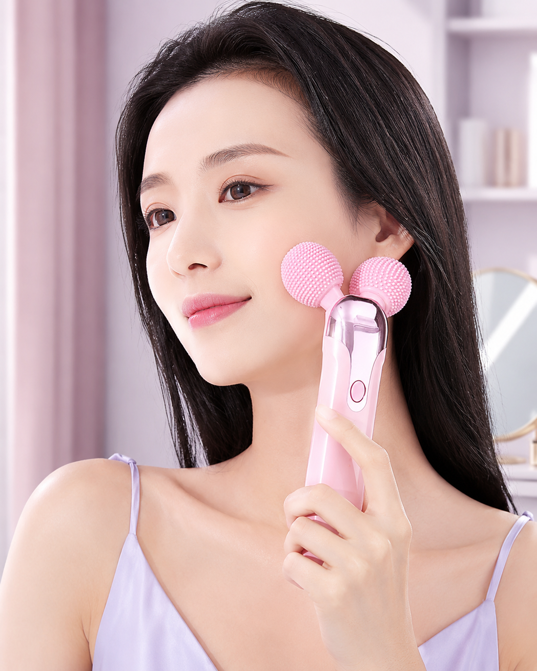 Facial Cleansing And Face Slimming Roller