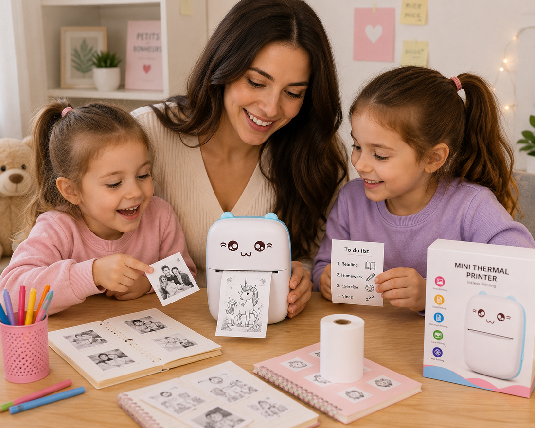 Portable Mini Pocket Printer BT Thermal Printer