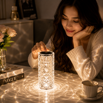 LED Crystal Table Lamp